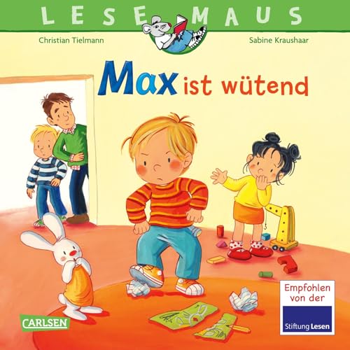LESEMAUS 153: Max ist wütend: Bilderbuch über den Umgang mit Wut | zentrales Thema im Kinderalltag | für Kinder ab 3 Jahre (153) von Carlsen